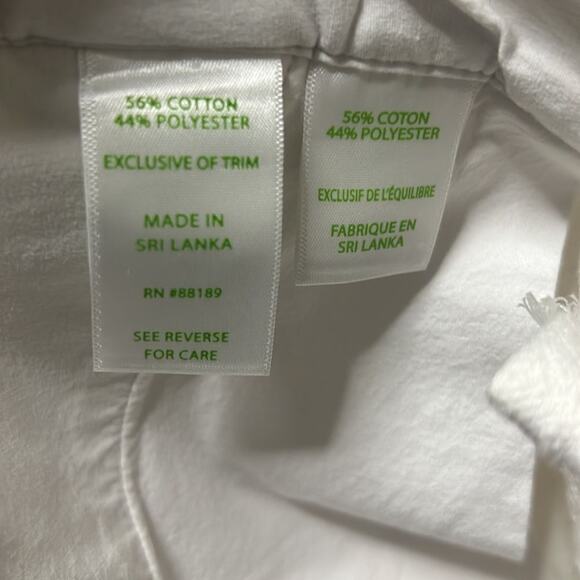 LILLY PULITZER CALLAHAN WHITE SHORTS SIZE 10 - Picture 7 of 8